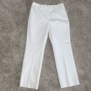 Liz Claiborne Emma Women’s White Dress Pants Size 12P Petite NWT Slacks Trousers